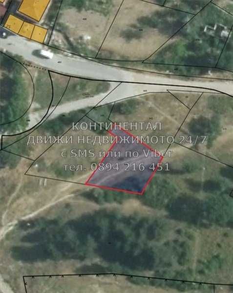 Панорамен парцел 350м2 до ток, вода над язовира за жилищно - код 62249