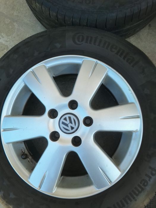 Оригинални алуминиеви джанти Vw 15 цола 5х112 Летни гуми