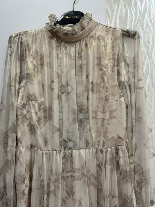 Платье лазер шифон