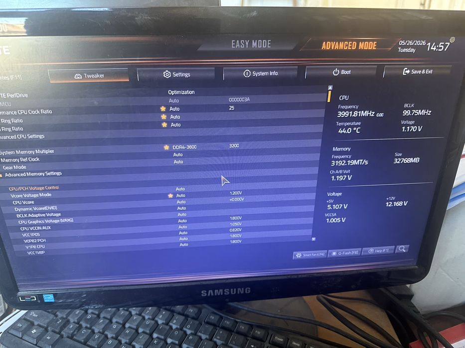 Kit 32gb ddr4 gigabyte b760m, i5 12500