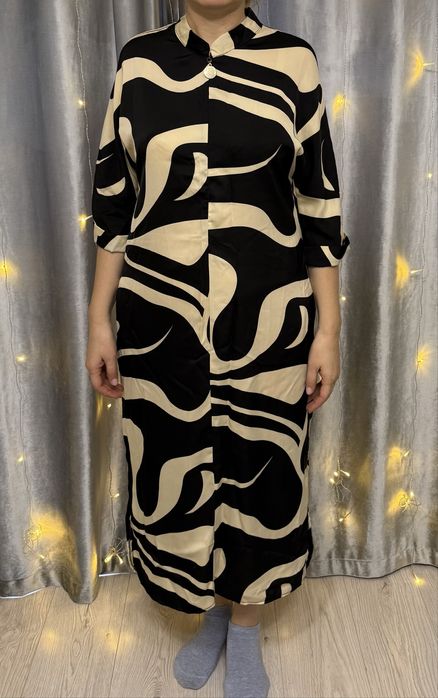 Платье атласное