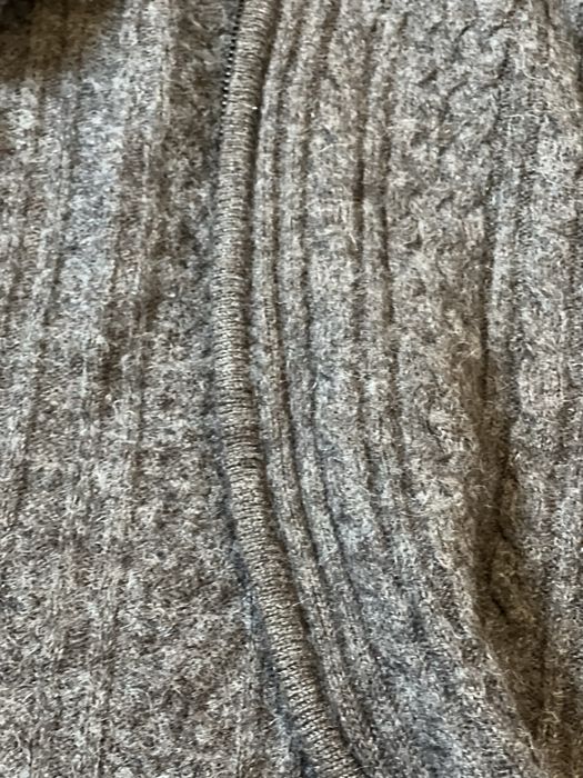 Pulover/ cardigan fermoar Matteo M. alpaca + merino, S/M,