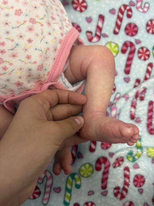 Bebelus reborn pictat manual