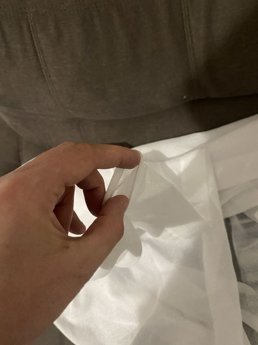 Nou perdea cusuta alba