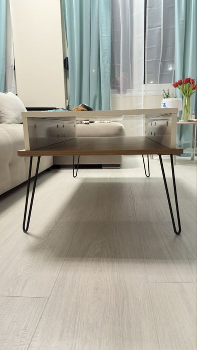 Холна маса Меламин в кремав цвят