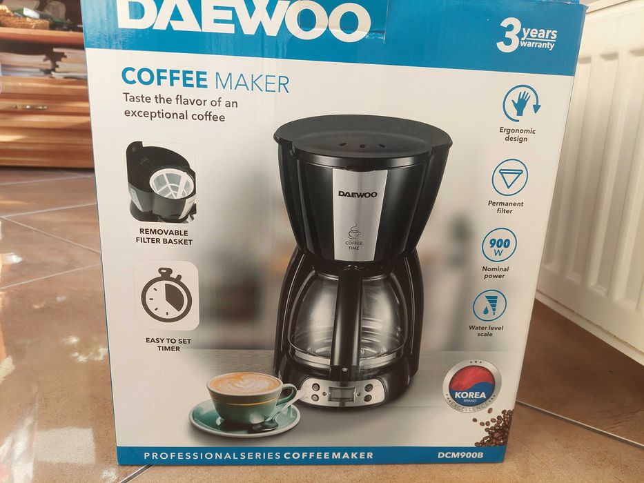Vand cafetiera Daewoo DCM900B noua