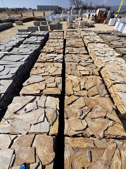 Гнайс облицовъчен камък подова настилка декоративен озеленяване тикли