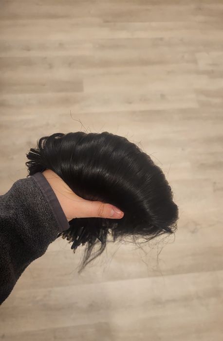 Extensii cheratina par uman negru intens