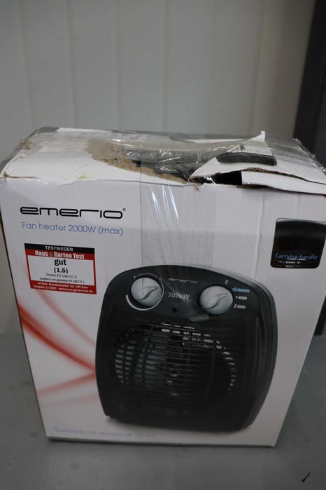 Нагревателна печка Emerio, 2000W, 2 Скорости, Автоматично изключване