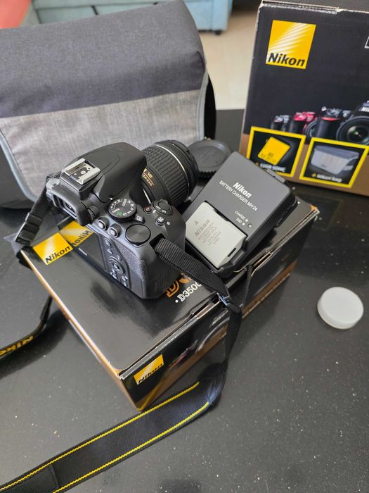 фотоапарат Nikon D3500 + обектив Nikon AF-P 18-55mm VR