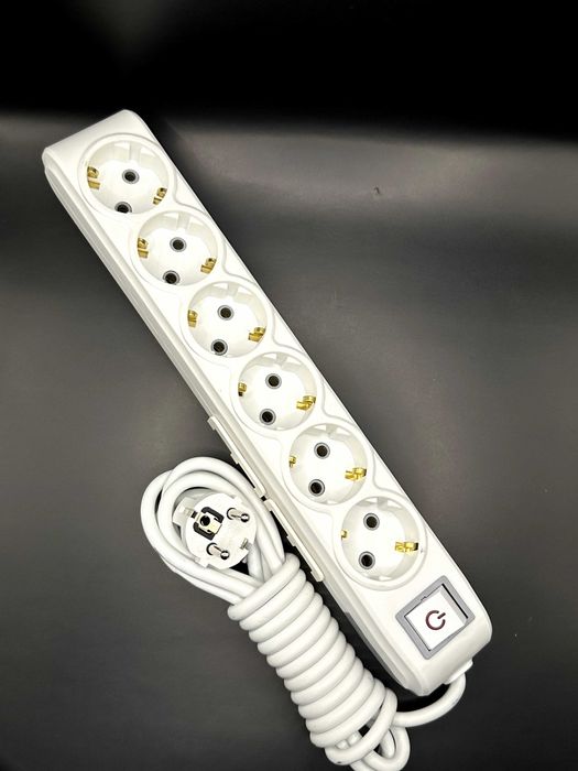 Сетевой фильтр, пилот, удлинитель, 16A (Made In Turkey) +доставка 24/7