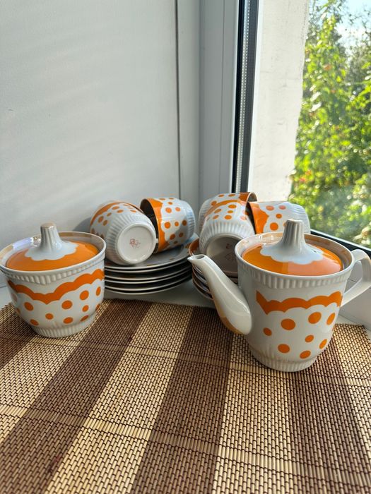 Сервиз чайный б/у отличное