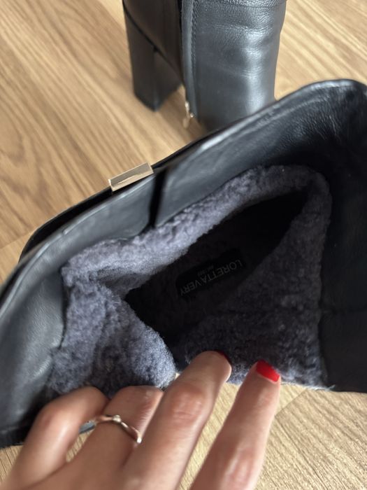 Зимние сапоги на каблуках