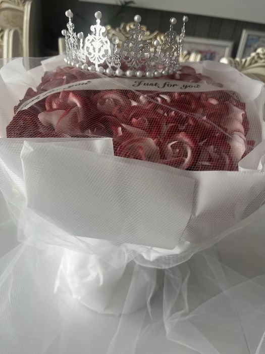 мыльные розы букет