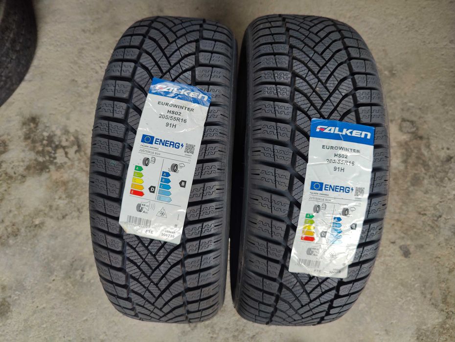 2 Нови зимни гуми 205/55R16 Falken EuroWinter HS02 91H