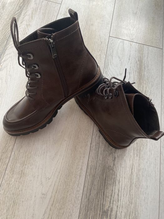 Cizme scurte din piele naturala pentru barbati nr 40