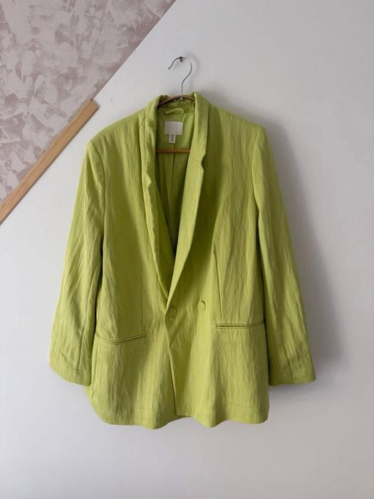 Costum H&M viscoza (sacou si pantalon)