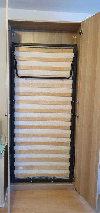 Pat rabatabil IKEA 90x200 cm + saltea inclusă