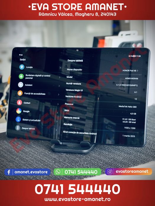 Tableta 10.1” HONOR Pad X8 Blue Hour 64GB 4GB RAM Octa-Core