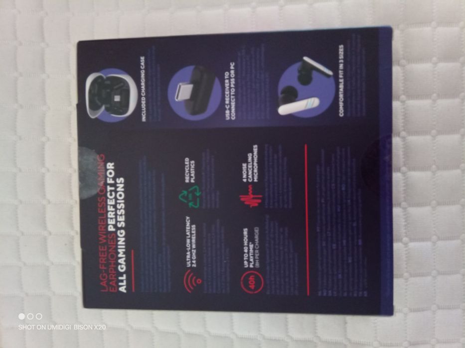 Căști dual wireless gaming earphones