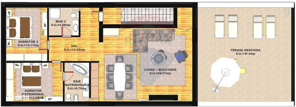 Calea Giulesti Penthouse 153 mp cu terasa panoramica
