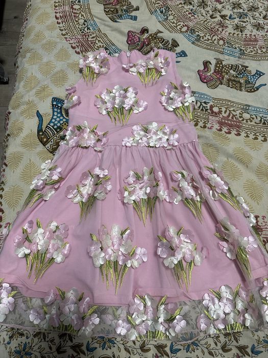 Детска рокля на цветя Севтекс Габрово 134. Дизайнерска