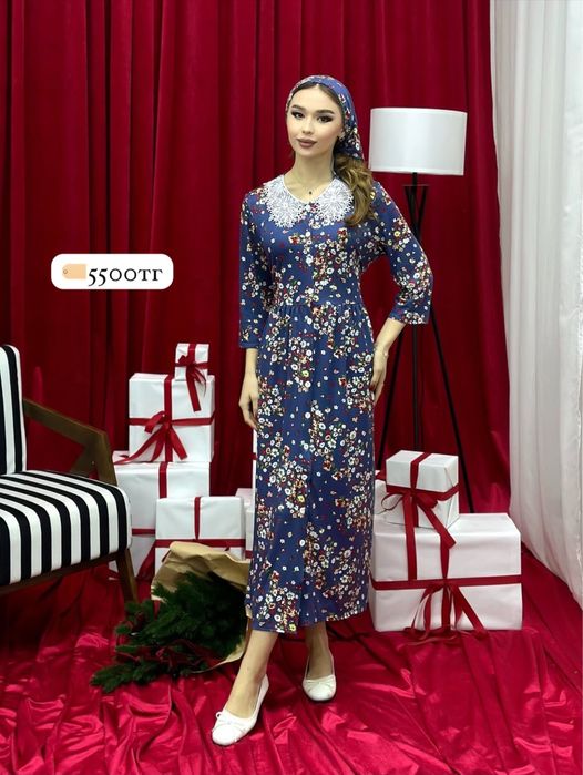 Үйге киюге арналған санді халаттар