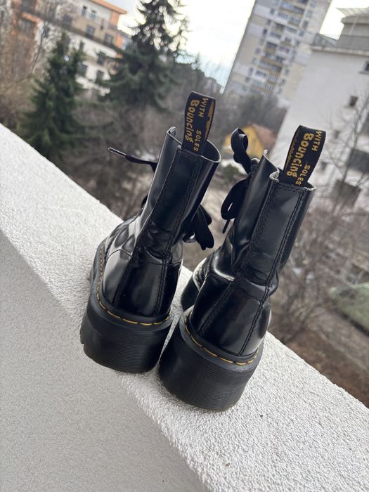 Doc Martens Molly кубинки платформа 40 естествена кожа