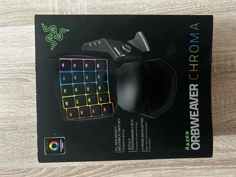 Razer Orbweaver Chroma- ca nou, folosit o singură dată-preț negociabil