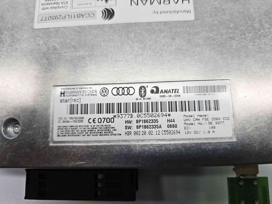 Modul bluetooth Audi A3 (8P1) [Fabr 2003-2012] 8P1862335