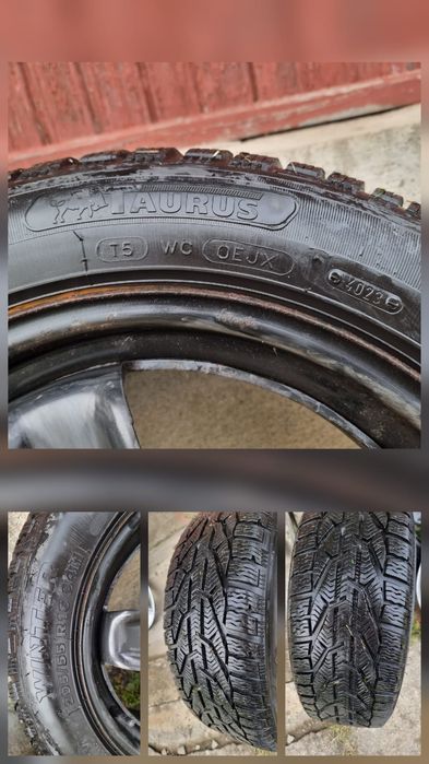 Vând jante + cauciucuri iarnă 205/55/R16