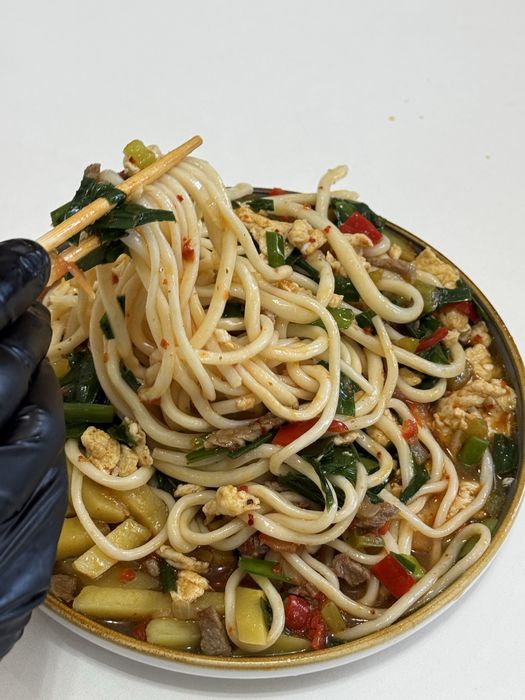 Ручной,дунганский лагман