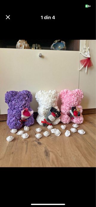 Realizez buchete, ursuleti, aranjamente din flori de sapun