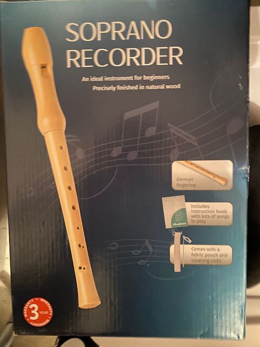 Укулеле и флейта музикален инструмент за деца