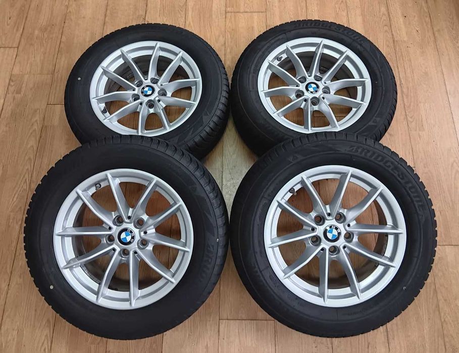 Jante 16 BMW G20 21 28 originale cu senzori anvelope iarnă MS 8-9 mm impecabile