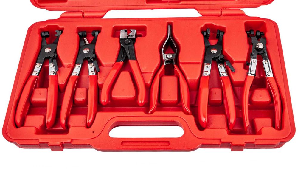 Комплект клещи за скоби за водни съединения 9 части MAR-POL