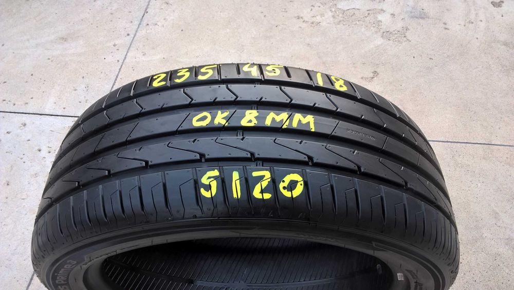 O anvelopa de vara 235 45 18 hankook ventus prime 3 profil 8 mm