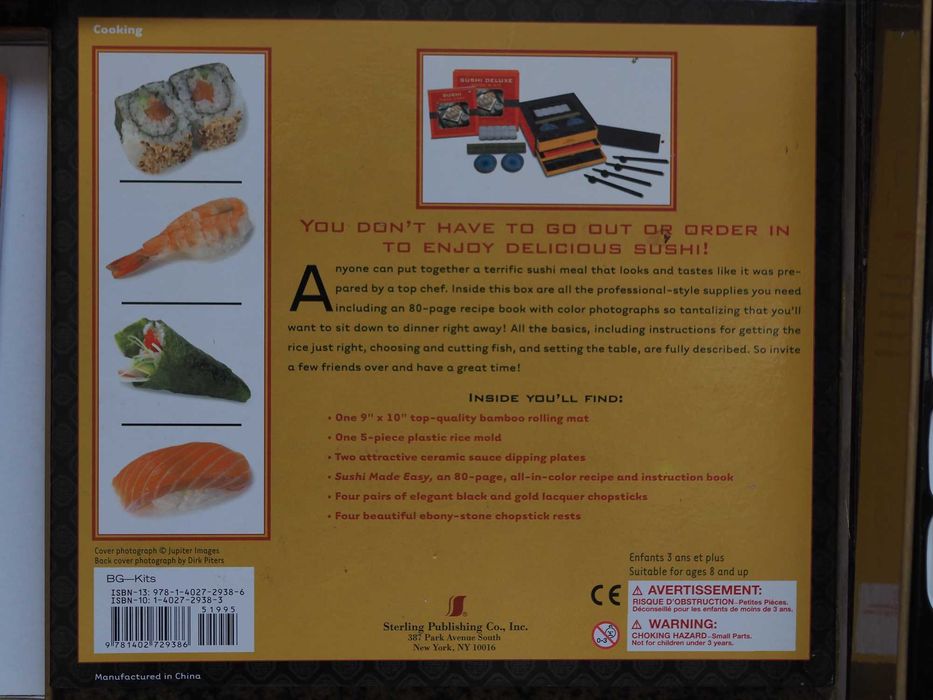 Instrumente preparare Sushi - carte, veselă, ustensile și bețișoare