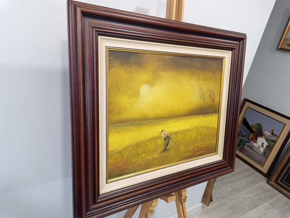 Маслен пейзаж Косач – силна символика в луксозна рамка“