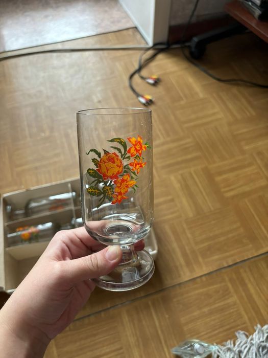 Фужеры стеклянные