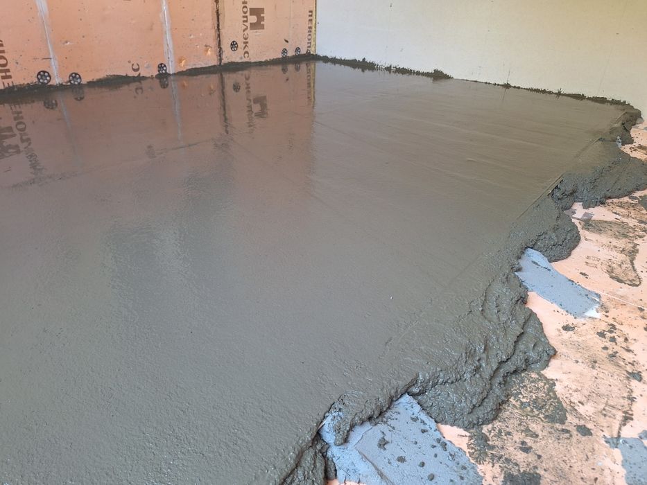 Стяжка пола обычная