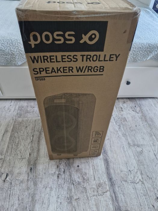 Boxă portabilă wireless cu lumini rgb