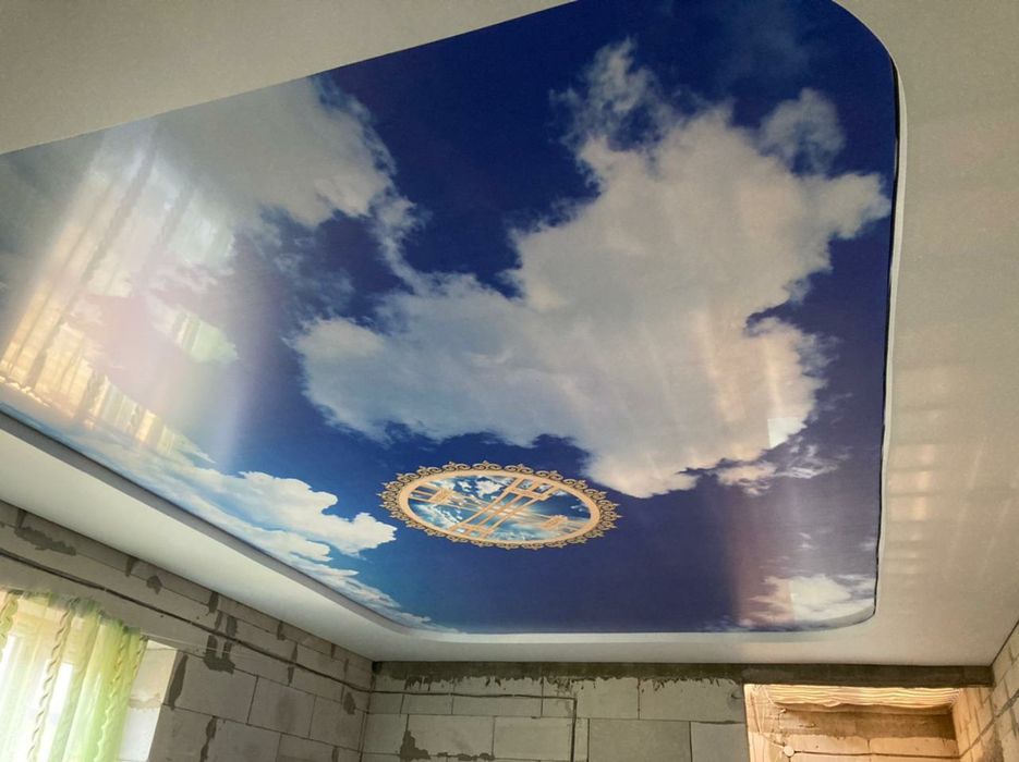 натяжные потолки  1800