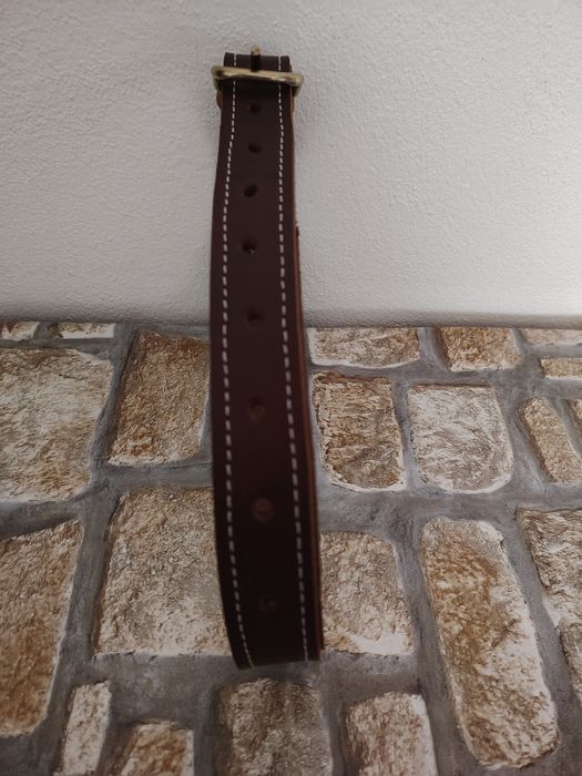 Zgarda piele naturala dublată