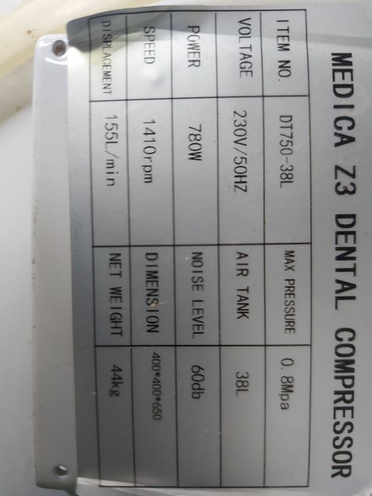 Vand compresor unit dentar
