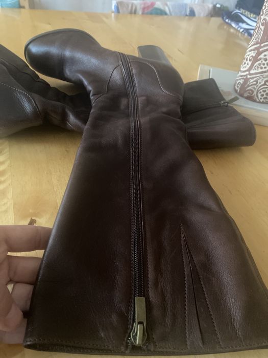 Кожени ботуши, #37, кафяви