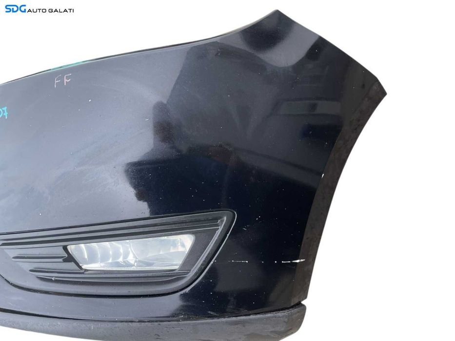 Bara Spoiler Fata Completa cu Grile Sigla si Emblema Ford Focus 3 FL Facelift 2014 - 2018 Culoare FF Panther Black [K6407]
