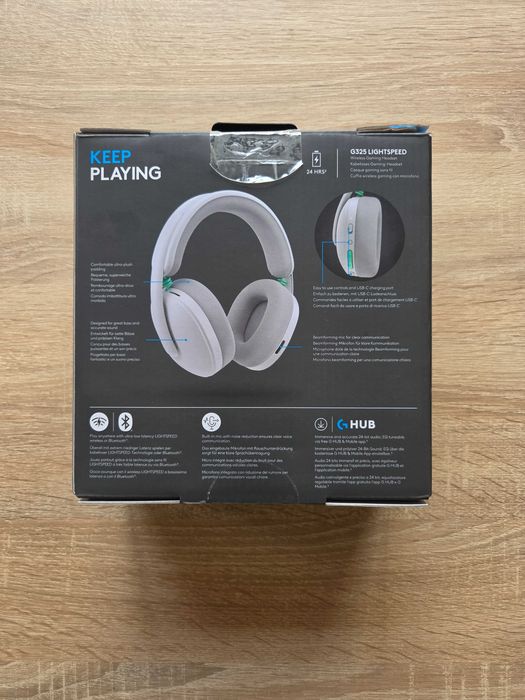 Чисто нови - геймърски слушалки Logitech G325 LIGHTSPEED (White)