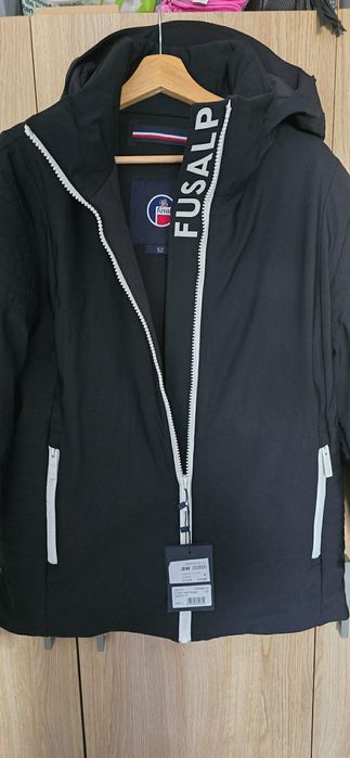 Fusalp Power III noir ski jacket featuring water-repellent stretch sof