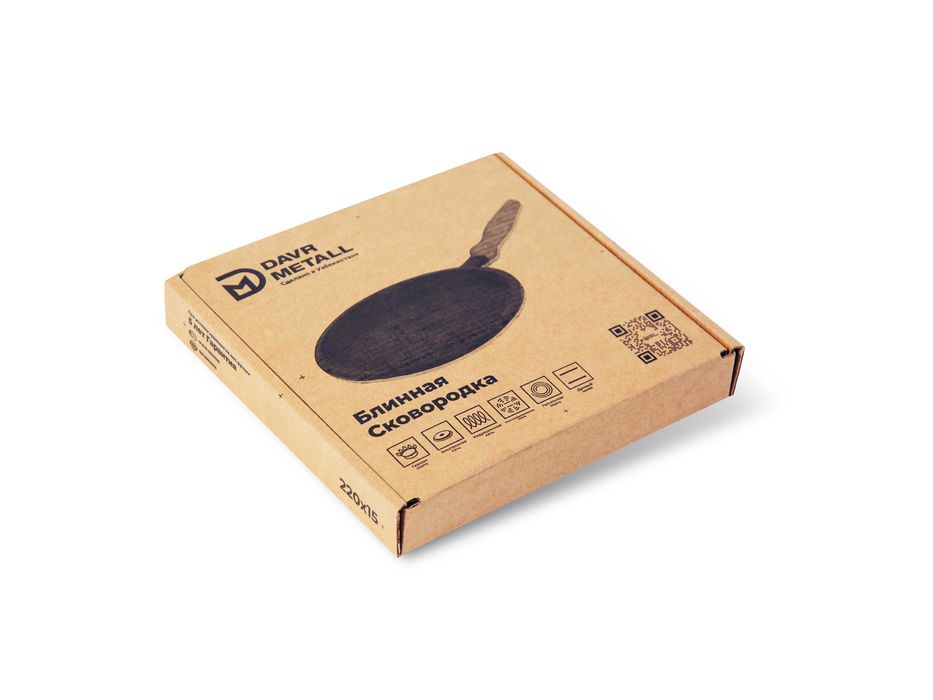 Чугунная блинная сковорода //DAVR METALL// Blinchik skovorodka cho‘yan